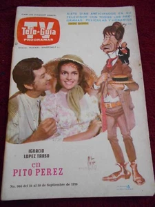 TV GUIDE revista IGNACIO LOPEZ TARSO pito perez LUPITA FERRER DOLORES DEL RIO - Imagen 1 de 9