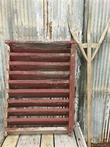 Wood Barn Louver, Architectural Salvage Shutter, Rustic Decor, Old Barn Vent G,