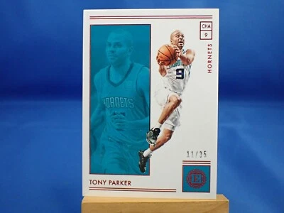 Tony Parker Encased 18-19 2018 Red 11/35 - Image 1 of 2