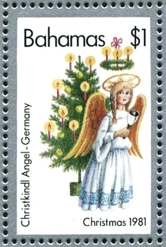 Багамские острова #SG611 MNH 1981 Christkindl Angel Германия [504i] - Изображение 1 из 1