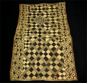 Alter feiner Kuba Raffia - BUSHOONG - Kasai Velvet - DR Kongo - Bild 1 von 4