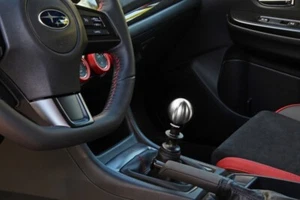 Perrin Brushed Barrel 2.0" Shift Knob for 2015-22 WRX w/Rattle Fix - Picture 1 of 4