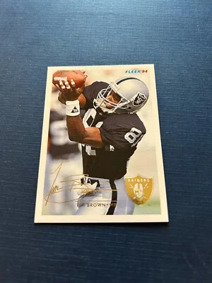 1994 Fleer Football Tim Brown #232 HOF Set Break NM - Image 1 of 2