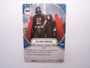 Star Wars Destiny As I Have Foreseen # 16 unbenutzt 2017 blau neutral - Bild 1 von 1