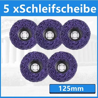 5x CSD Scheibe 125mm Grobreinigungsscheibe Reinigungsscheibe CBS Nylon Set - Bild 1 von 4