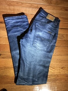 Nudie Jeans Thin Finn 31 X 34 Mens Indigo Wash Denim Jeans organic cotton - Picture 1 of 6