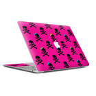 Skin Decal Wrap für MacBook Air Retina 13 Zoll - Mädchen Schleife Schädel feminin rosa