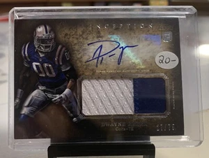 2012 Topps Inception Dwayne Allen RPA Rookie Jumbo Patch Auto/75 Colts - Bild 1 von 2