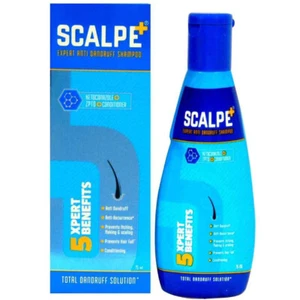 Scalpe+ Expert Anti Dandruff 75 ml Shampoo, Anti-Recurrence Prevents Hair Fall - Picture 1 of 13