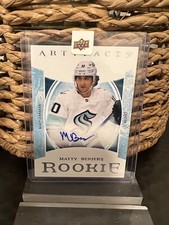 Matty Beniers 2022-23 Upper Deck Artifacts Redemption Tier 1 Rookie Auto. Rare! 