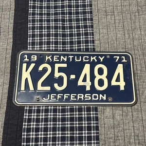 Targa targa Kentucky JEFFERSON COUNTY 1971 #K25-484 - Foto 1 di 6
