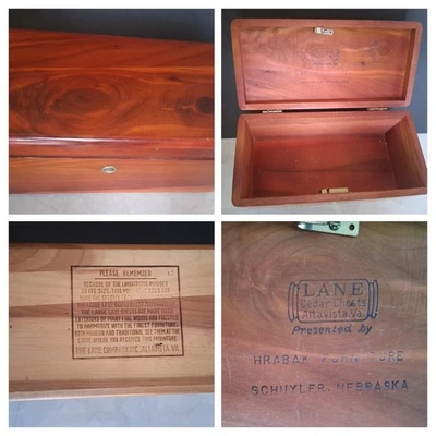 Cofre de cedro en miniatura Lane - Presentado por Hrabak Furniture Co, Schhyler Nebraska Foto 1 de 4