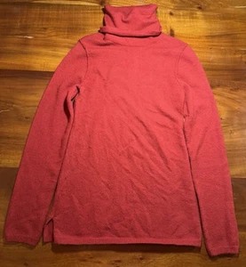 GAP Womens Red Turtleneck Knit Wool Acrylic Blend Sweater Sz Medium - Picture 1 of 6