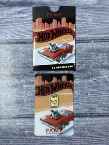 EN STOCK 1 gramo 1 g barra de oro PAMP Hot Wheels carrera para ganar (en ensayo) de colección 5000 - Imagen 1 de 2