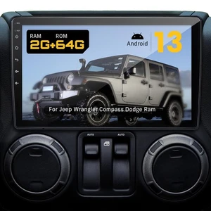 10" Stereo with Wireless Carplay & Android Auto for 2007-2018 Jeep Wrangler - Picture 1 of 9