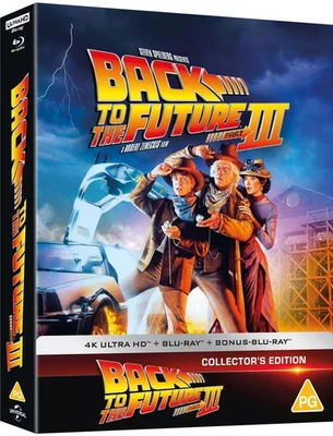 Back To The Future 3 Limited Collectors Edition Steelbook 4K Ultra HD + Blu-Ray - Image 1 of 3