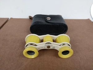 Vintage Russian Binocular Theater Soviet Opera Theater Glasses With Leather Case - Picture 1 of 19