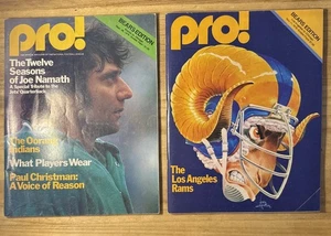 Pro! Official Magazine Of The NFL LOT Bears Edition 1970s Vintage - Bild 1 von 17
