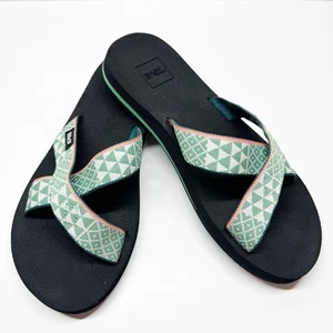 Teva Mush Kalea Livy Crisscross Flip Flops Size 7 - Picture 1 of 10
