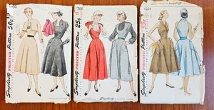 Lote de 3 vestidos, bolero, jersey talla 12 busto 30 para mujer con patrones de simplicidad - Imagen 1 de 17
