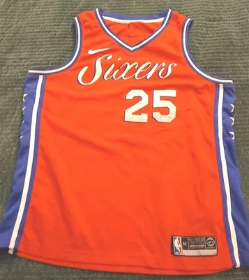 Auténtica Camiseta Swingman NBA Ben Simmons Philadelphia 76ers Talla XL 52 Foto 1 de 4