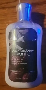 Lozione alla vaniglia lampone nero bagno e corpo funziona 8 oz sigillata nuova - Foto 1 di 2