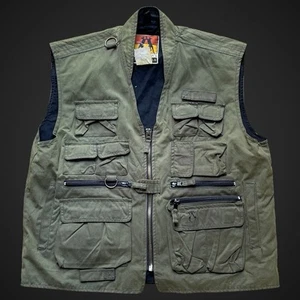 Kakadu Herren Wachsweste Gilet Grün XL Oilskin Australien Angeln Jagd Weste - Bild 1 von 9