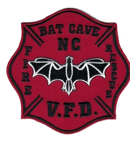 Bat Cave (Henderson County) NC North Carolina Volunteer Fire Rescue patch - NEW! - Picture 1 of 1