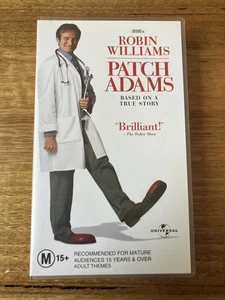 Patch Adams - VHS - Pal Signal Aus Release Robin Williams - Sealed Tape - Foto 1 di 5