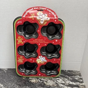 Lebkuchenmann Krone Cupcake Form Neu in Verpackung - Bild 1 von 2