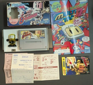 Bomberman B-Daman - Nintendo Super Famicom SFC Japanese - Tested & Working. CIB - Picture 1 of 22