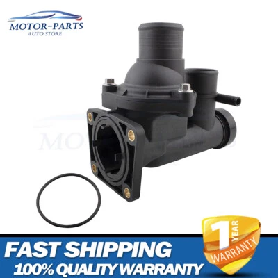 Thermostat Housing Assembly with Thermostat for Ford Thunderbird 2002 Lincoln LS - Image 1 of 4