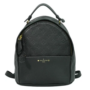 Louis Vuitton Sorbonne M44016 Monogram Empreinte Leather Backpack Black Gold - Picture 1 of 10