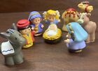 Fisher Price Little People Christmas Nativity Figures LOT of 8