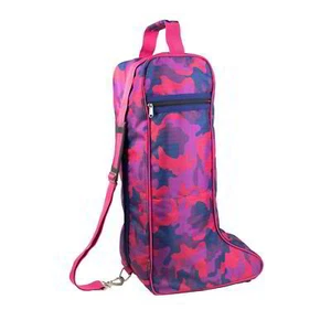 Sac à bottes Hy Equestrian DynaForce - Framboise/Marine - Photo 1/2