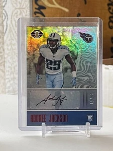 2017 Illusions Trophy Collection Purple 39/50 Adoree' Jackson Rookie Auto RC - Picture 1 of 2