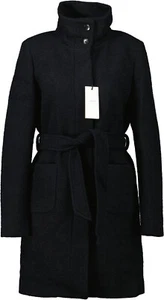 NEU! Lanius Damen Walkmantel mit Gürtel schwarz Gr. 38 - Bild 1 von 7