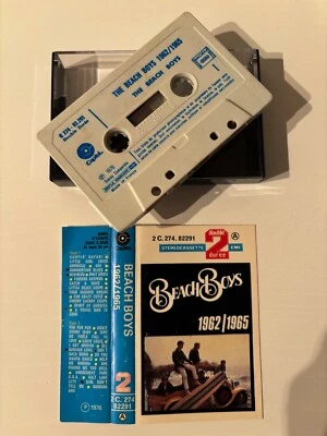 THE BEACH BOYS - 1962/1965 (RARE FRENCH ISSUE CASSETTE TAPE) 2 C 274 - 82291 - Image 1 of 4
