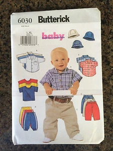 Butterick shirt pants tshirt hat L & XL PATTERN - Brand new - 6030 - Picture 1 of 2
