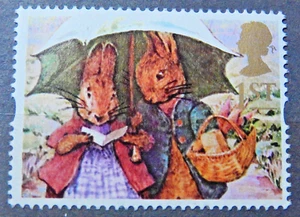 GB 1993 GREETINGS SG 1649a Mrs RABBIT IN LILAC DRESS MNH - Picture 1 of 2
