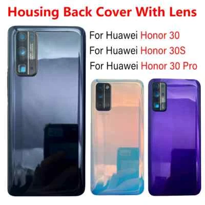 Funda Trasera Batería Cristal Carcasa Trasera Para Huawei Honor 10 30 50 Pro 30S Foto 1 de 4