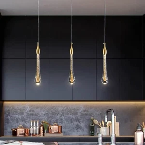LED Pendant Light Home Bedroom Ceiling Lamp Crystal Pendant Lighting Bar Lights - Picture 1 of 8