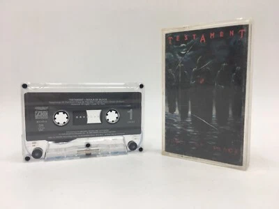 TESTAMENT Souls of Black Cassette Tape (Megaforce, 1990) - Heavy Metal Foto 1 de 4
