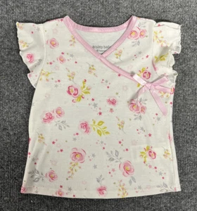 American Girl Bitty Baby Toddler Size 3 Shirt Pajamas Top Floral - Picture 1 of 3