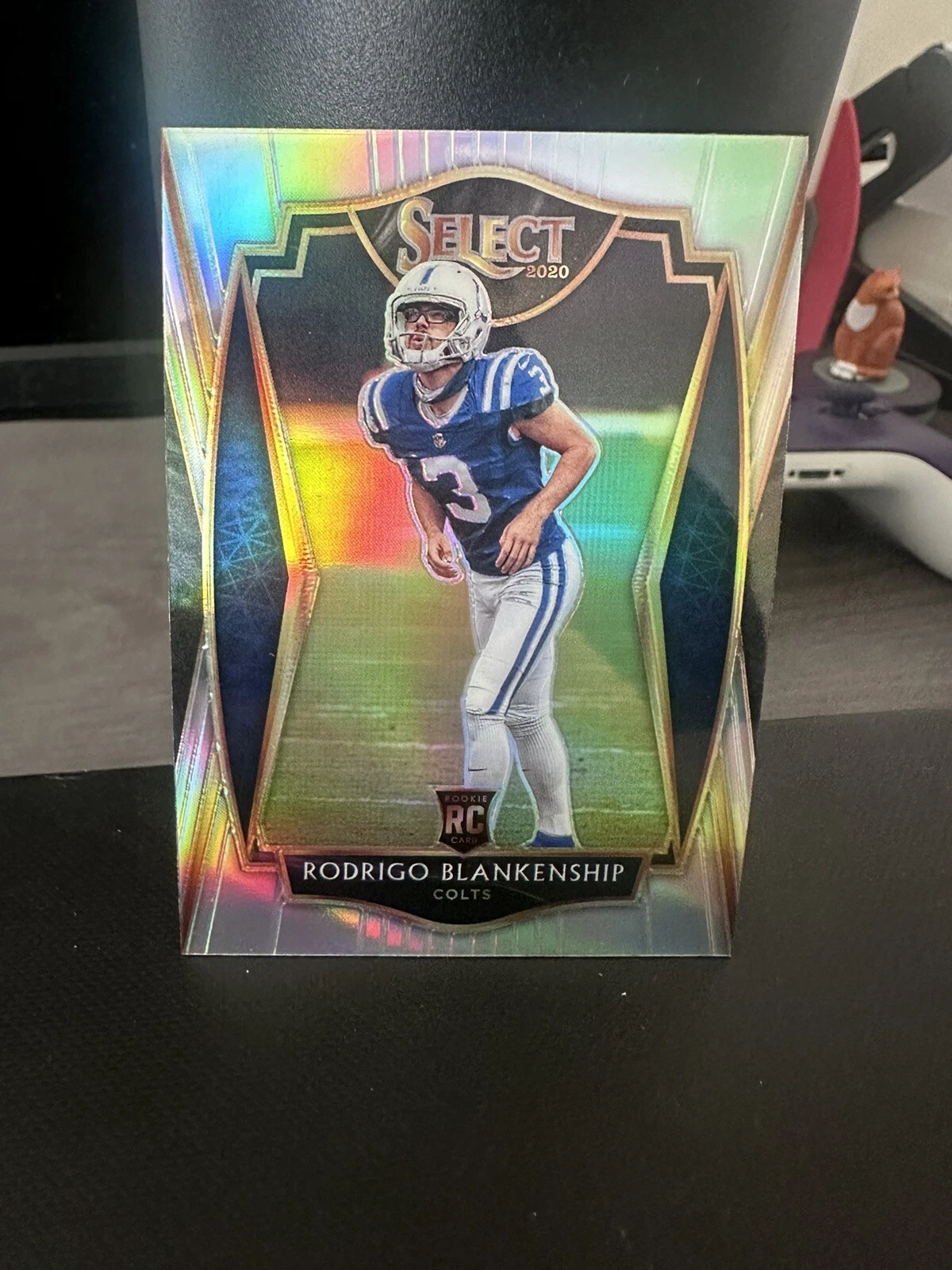 2020 Select Rodrigo Blankenship Silver Premier Level Prizm RC Card #175 Colts