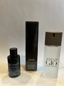 Men’s Fragrance Lot: Tom Ford / Dior / Armani See Description - Picture 1 of 5