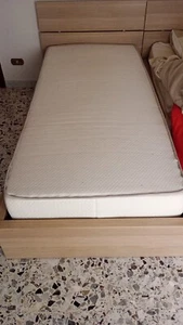 Materasso Singolo lattice naturale , bianco 90x200 IKEA USATO del 2016 - Foto 1 di 3
