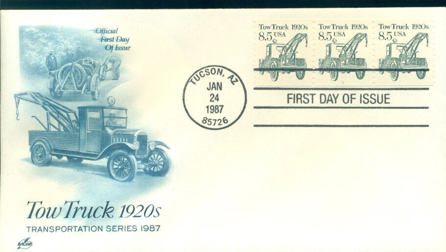 1985 Plate Number Coil FDC - Scott# 2129 - P#1 Strip - Art Craft Cachet  UA - Image 1 of 1