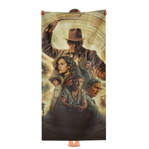 Indiana Jones Strandtuch schnelltrocknend Mikrofaser 30"x60" Geburtstagsgeschenk - Bild 1 von 8