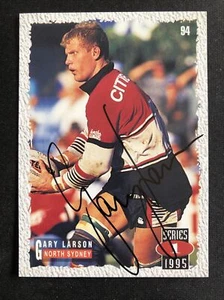 π SIGNED Gary Larson North Sydney Bears National Rugby League Nrl - Picture 1 of 1